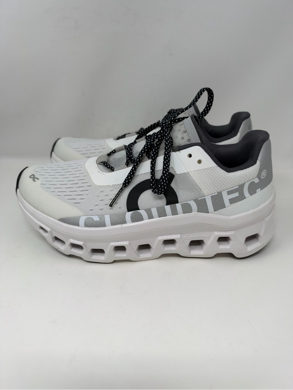 On Cloudmonster Running Shoe White Size 6.5